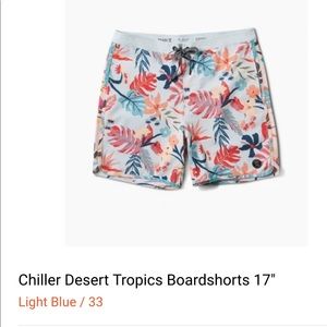 Roark Chiller Dessert Tropics boardshort sz 33